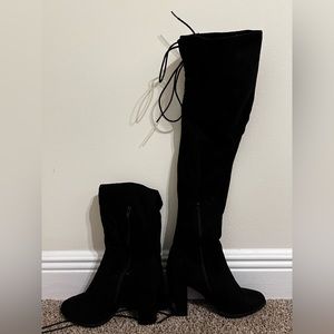 Thigh High Suede Boots